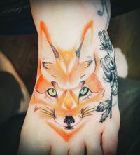 Tattoo, Fuchs-Tattoo, T&auml;towierungen, Tattookunst